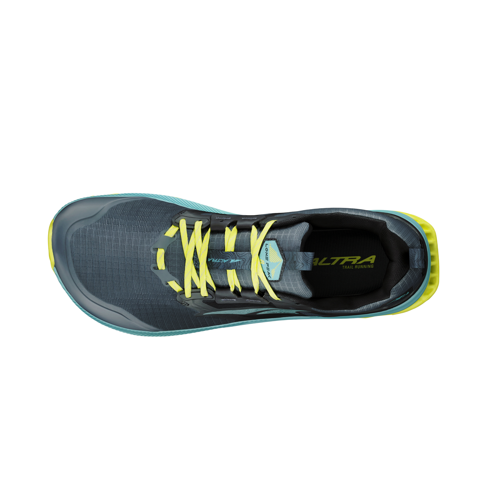 Men's Lone Peak 8 Black/Green - ver - 3