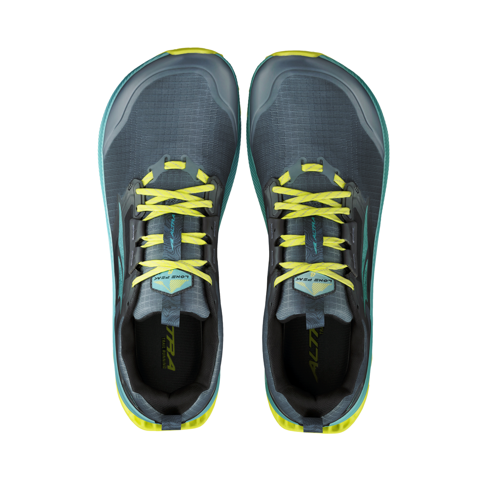 Men's Lone Peak 8 Black/Green - ver - 6