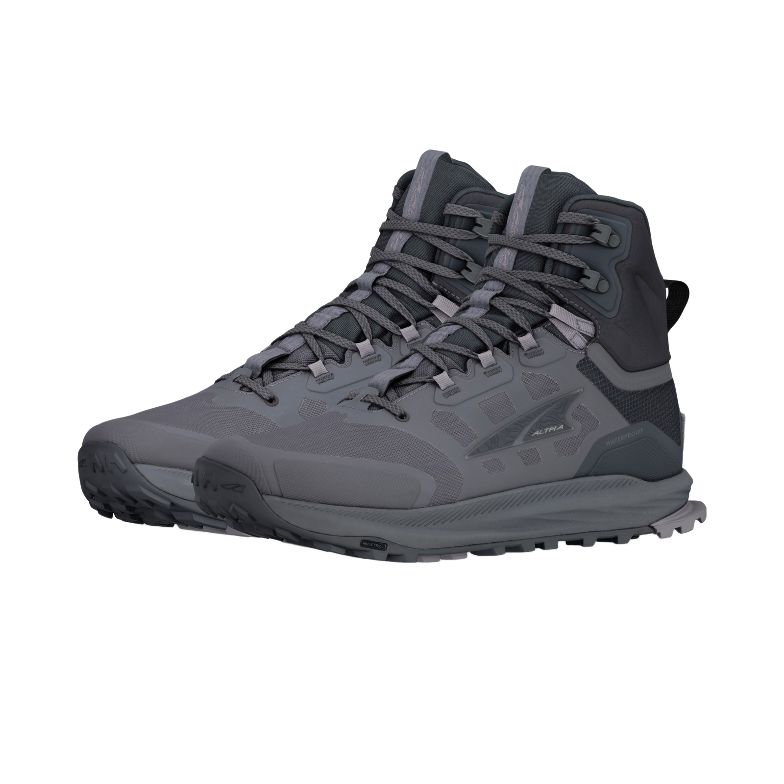 Men's Lone Peak 9 Waterproof Mid Black/Gray - ver - 5