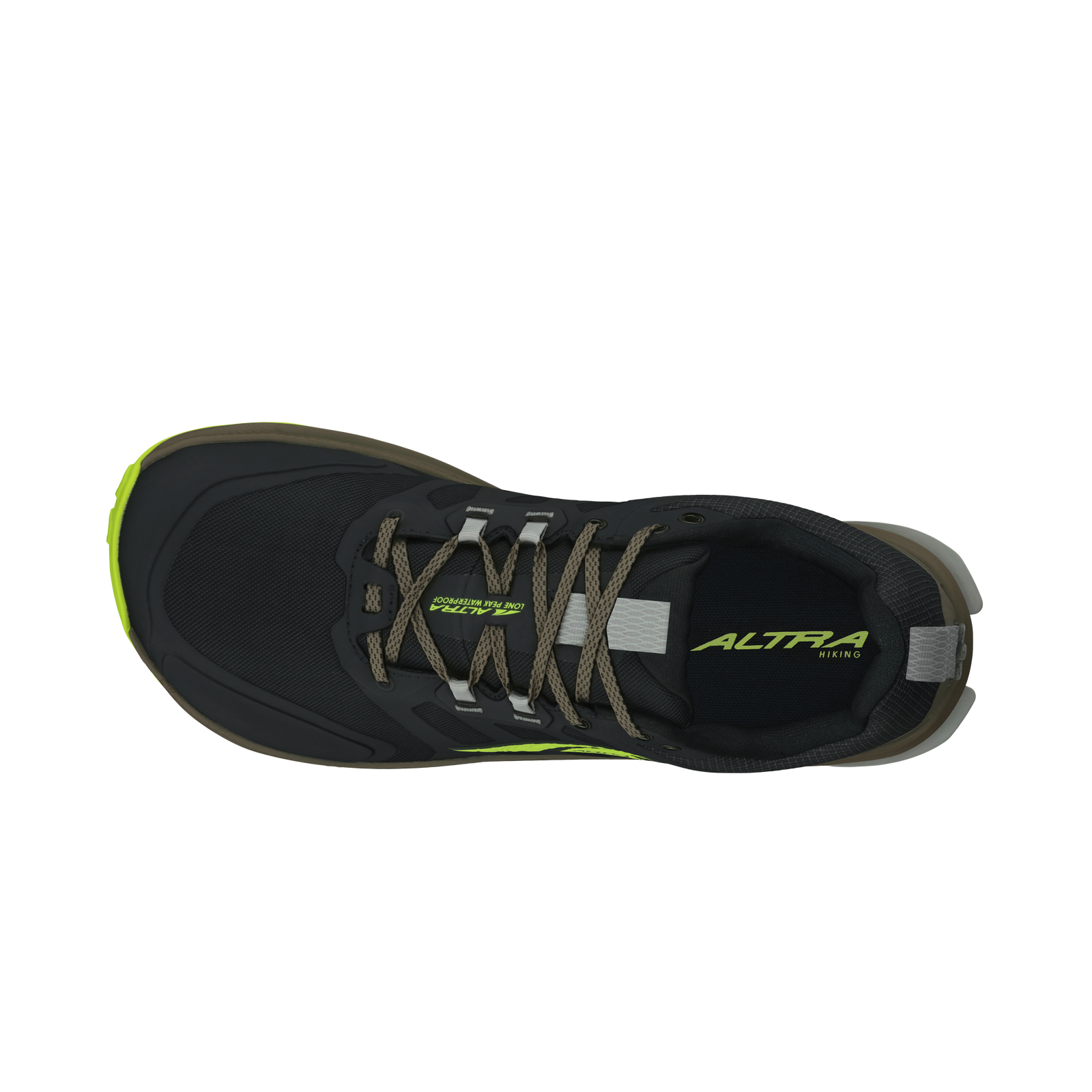 Men's Lone Peak 9 Waterproof Low Lime/Black - ver - 3