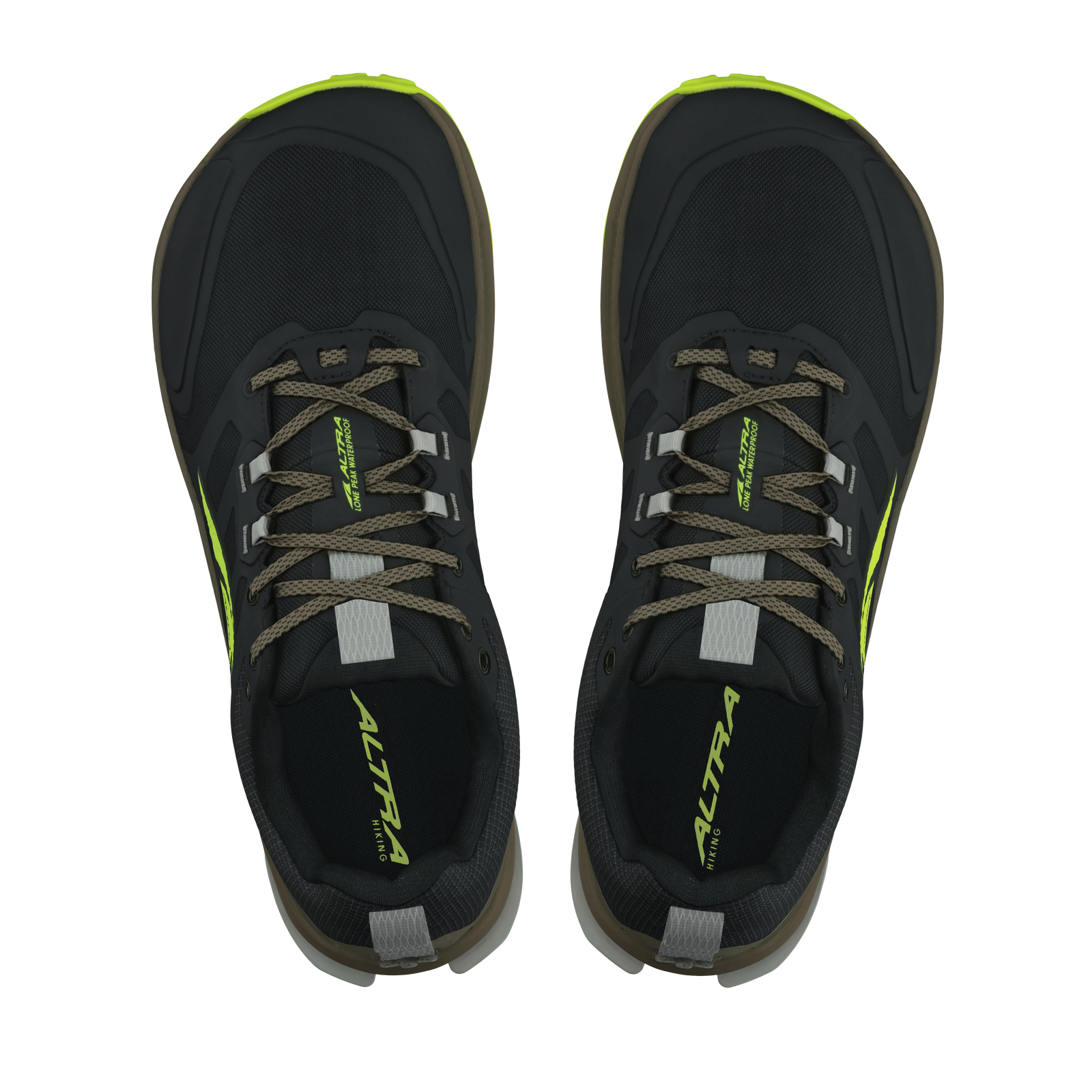 Men's Lone Peak 9 Waterproof Low Lime/Black - ver - 6