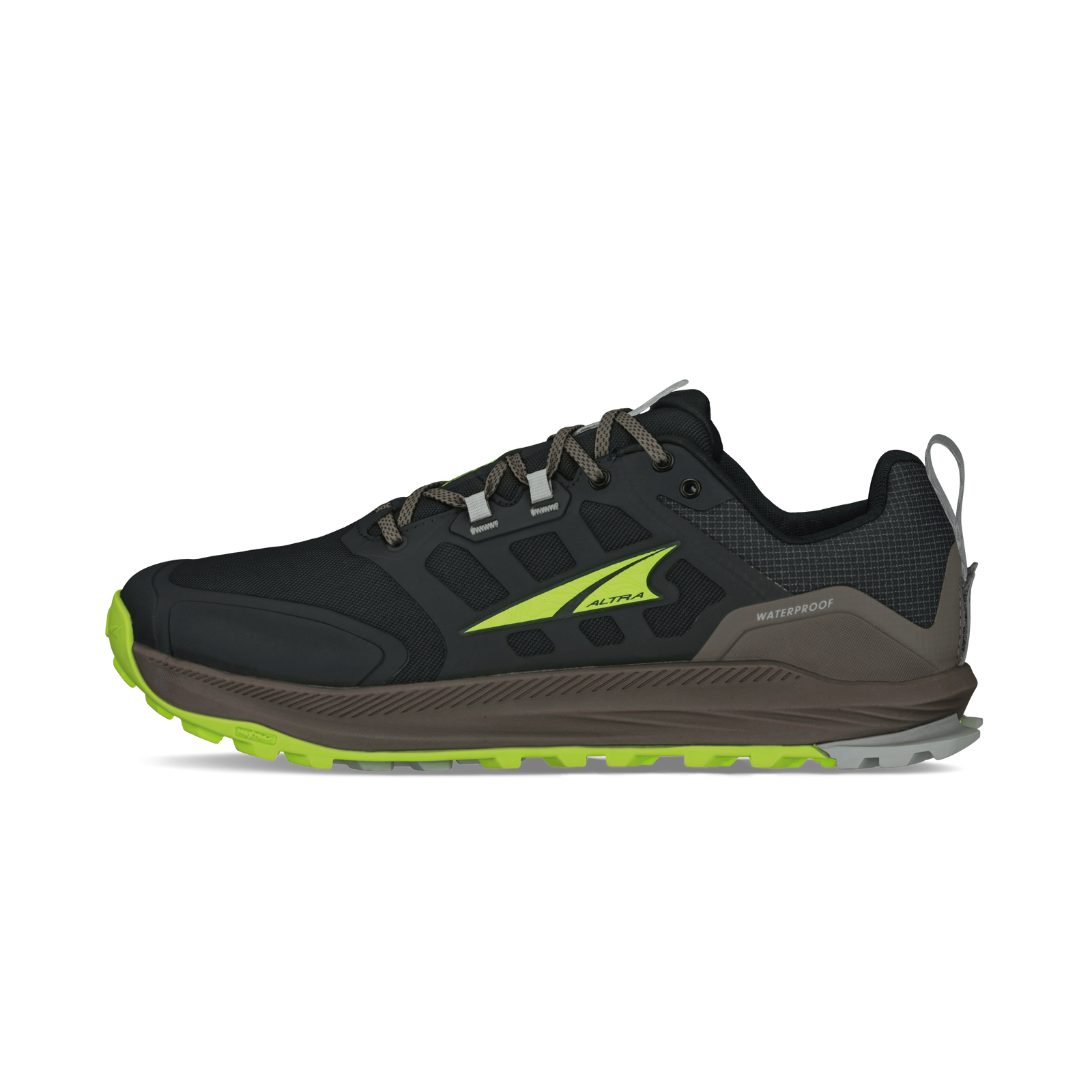 Men's Lone Peak 9 Waterproof Low Lime/Black - ver - 1