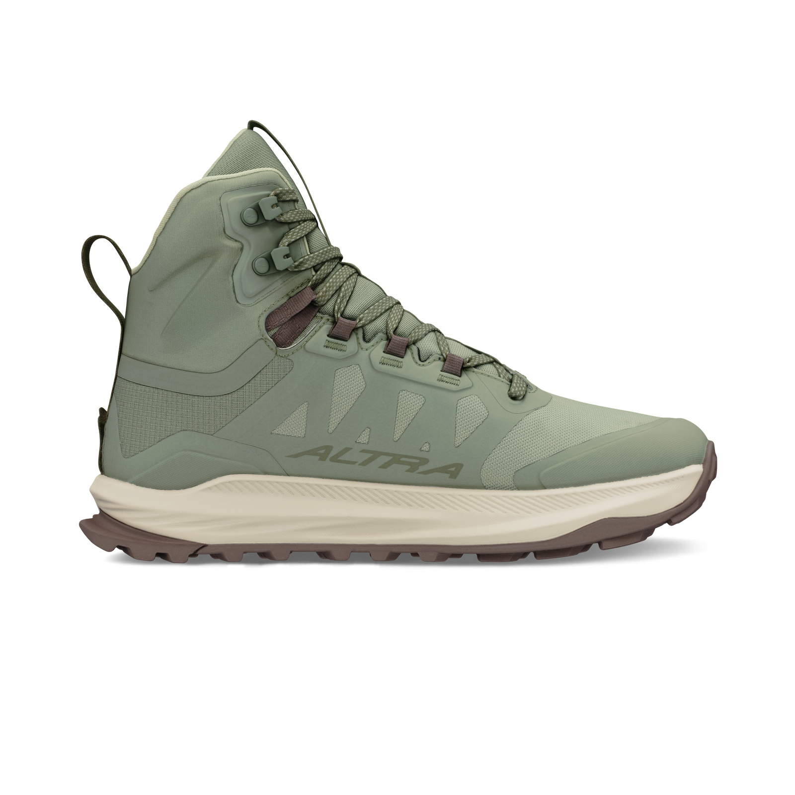 Women's Lone Peak 9 Waterproof Mid Dusty Olive - ver - 4