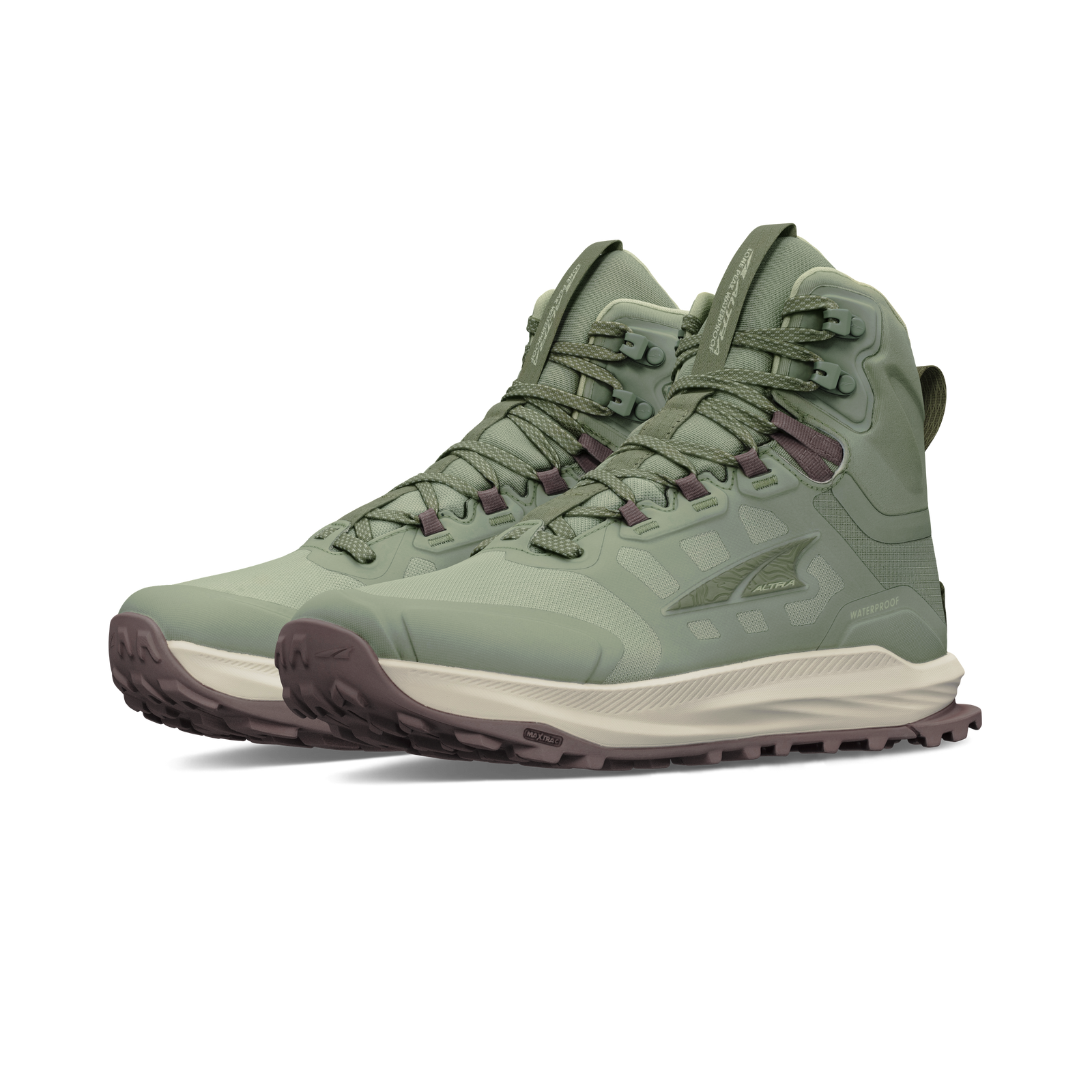 Women's Lone Peak 9 Waterproof Mid Dusty Olive - ver - 5