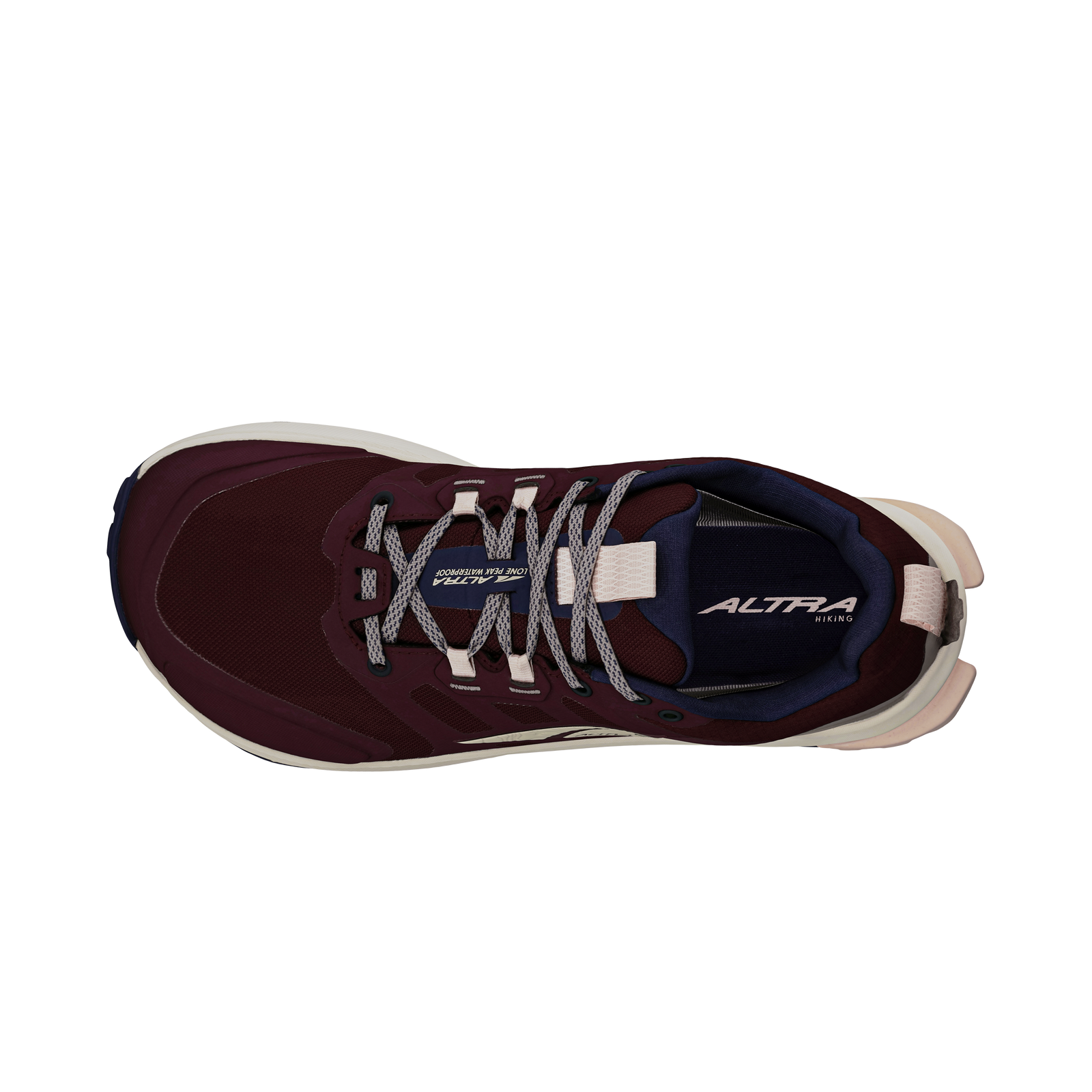 Women's Lone Peak 9 Waterproof Low Maroon - ver - 3