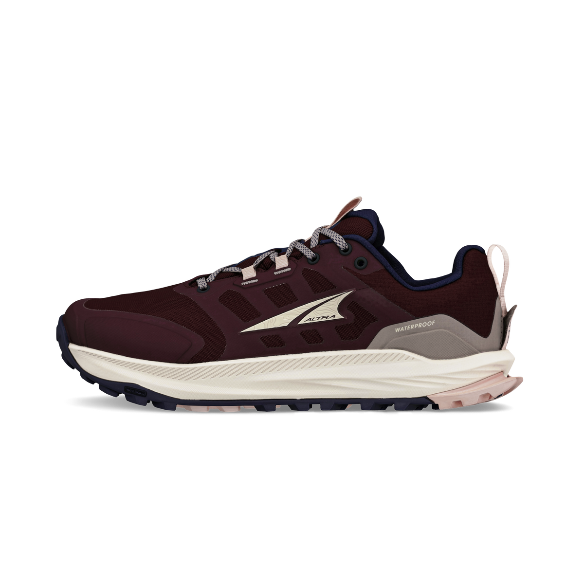 Women's Lone Peak 9 Waterproof Low Maroon - 1