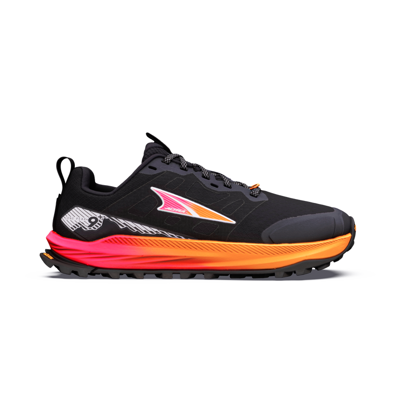 Women's Lone Peak 9+ - Black/Knockout Pink/White / 9.5