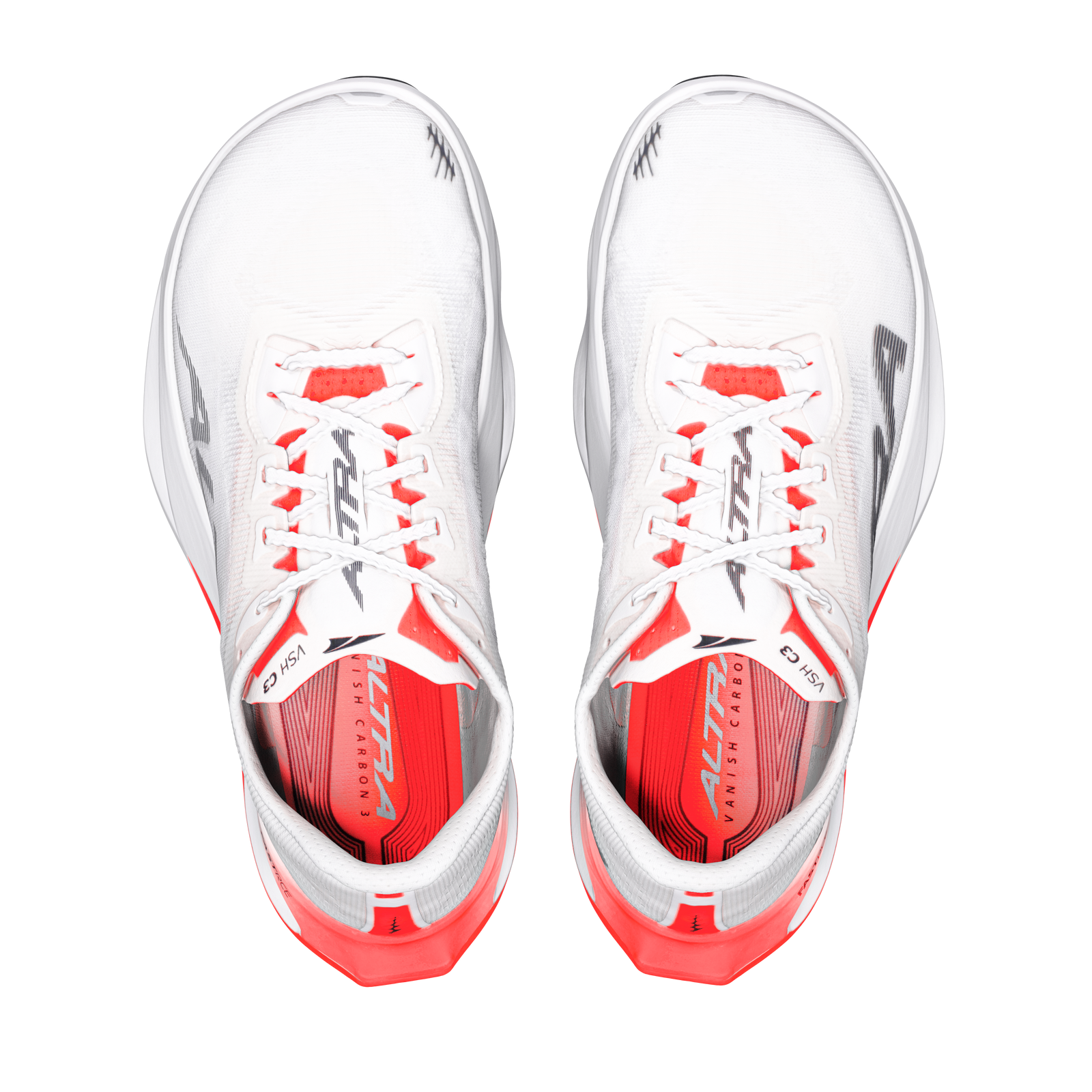 Vanish Carbon 3 da Donna White/Black/Fiery Coral - visualizza - 2