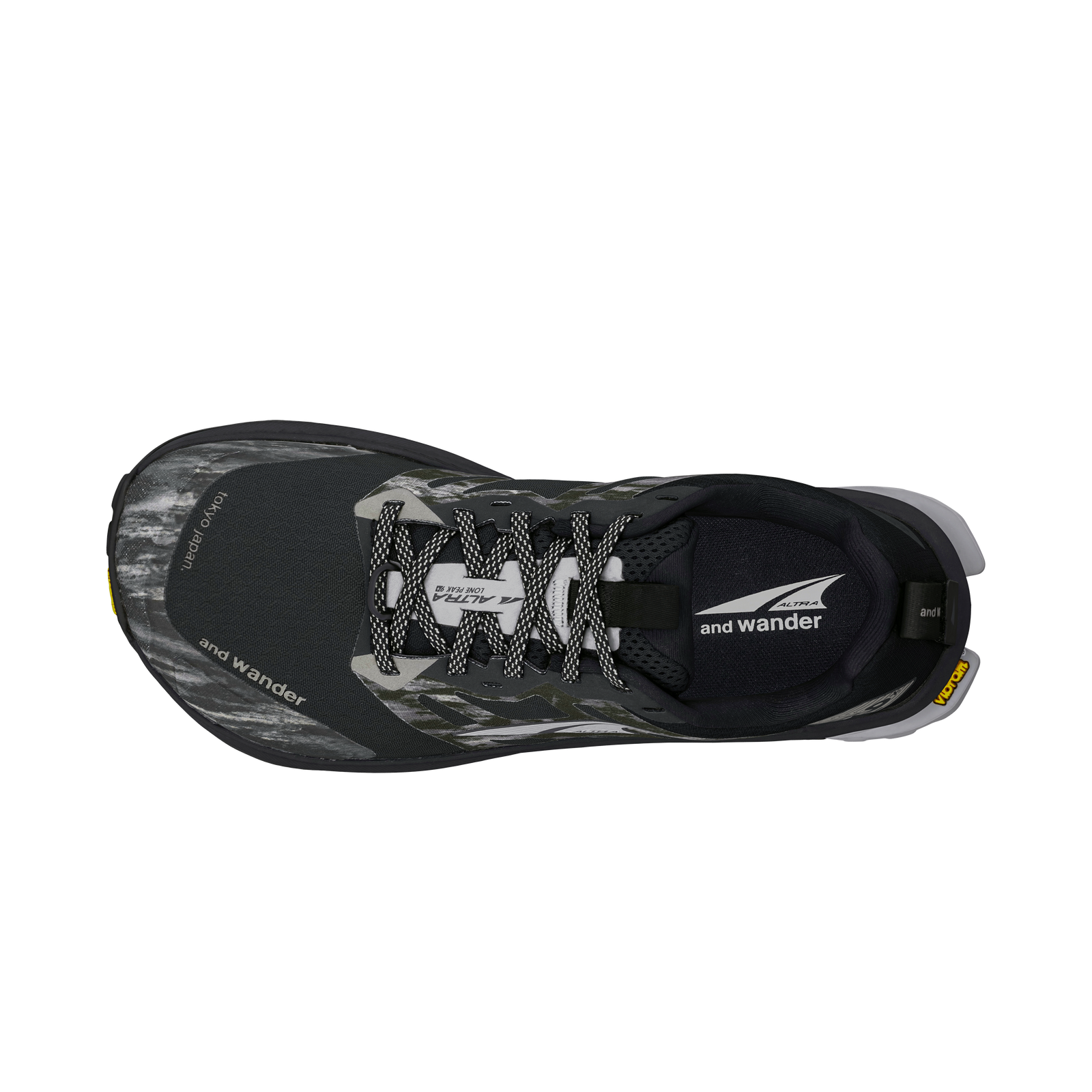Women's Lone Peak 9+ and wander Black - ver - 3