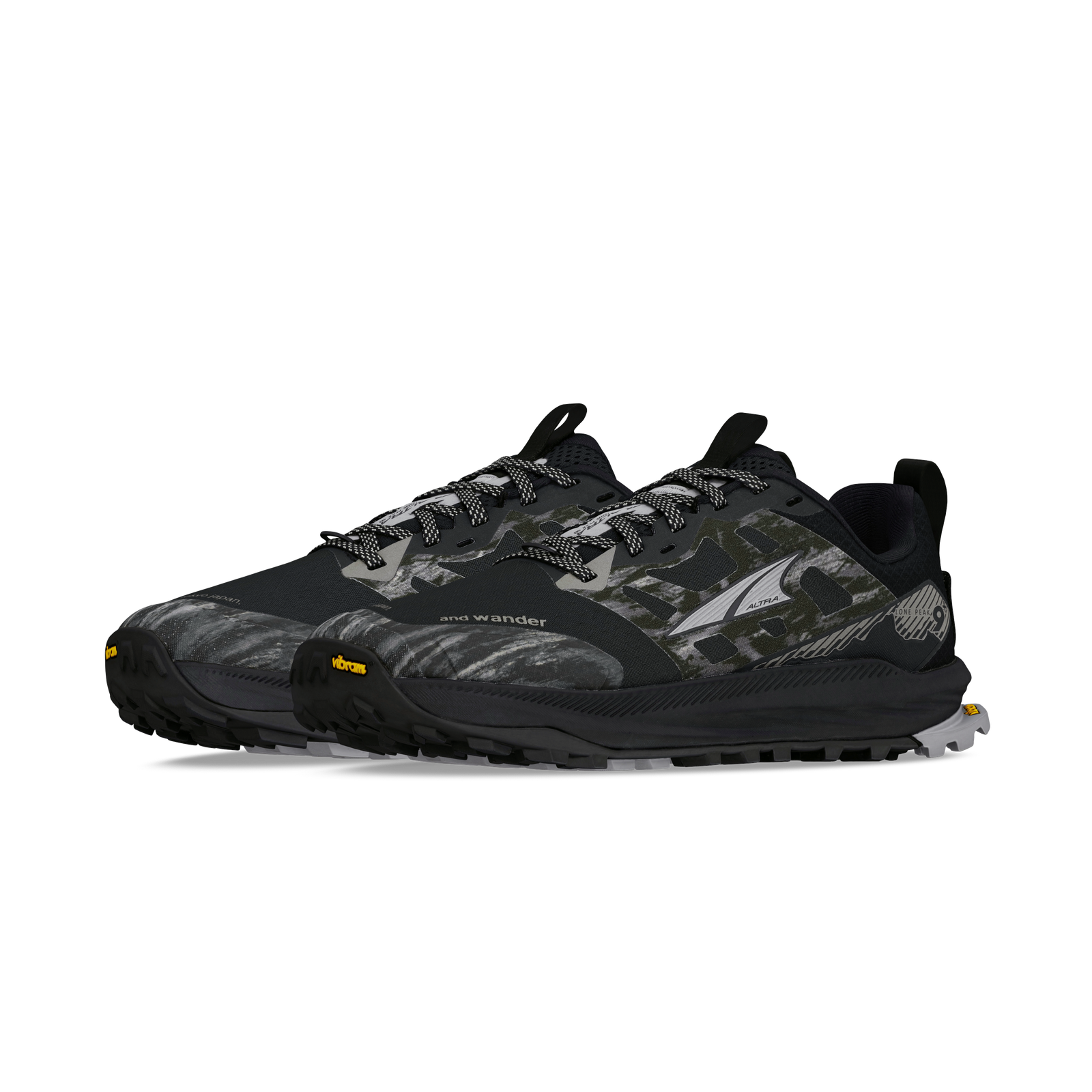 Women's Lone Peak 9+ and wander Black - ver - 5