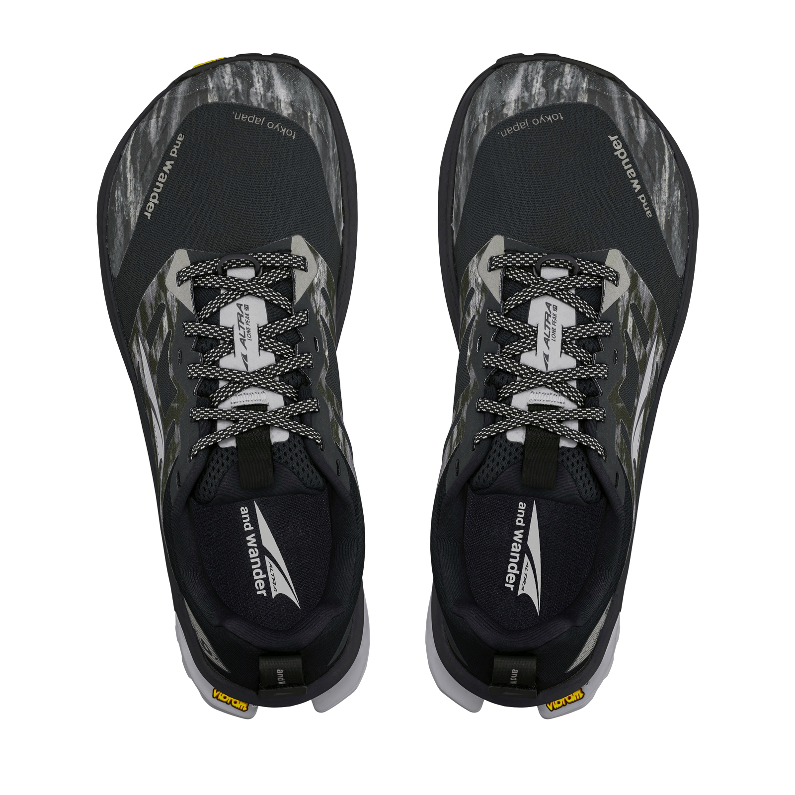 Women's Lone Peak 9+ and wander Black - ver - 6