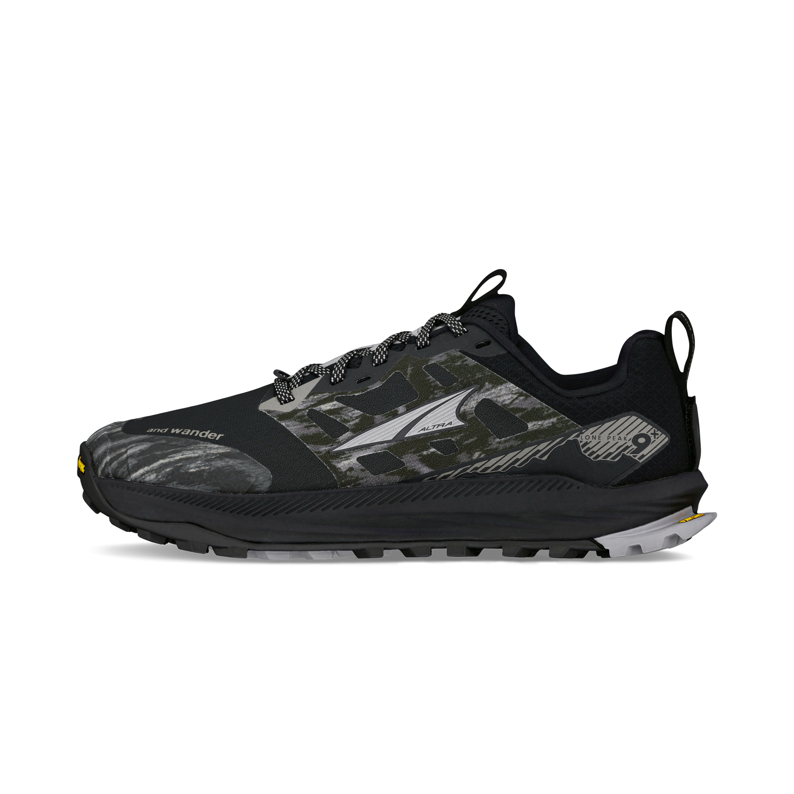 Women's Lone Peak 9+ and wander Black - ver - 1
