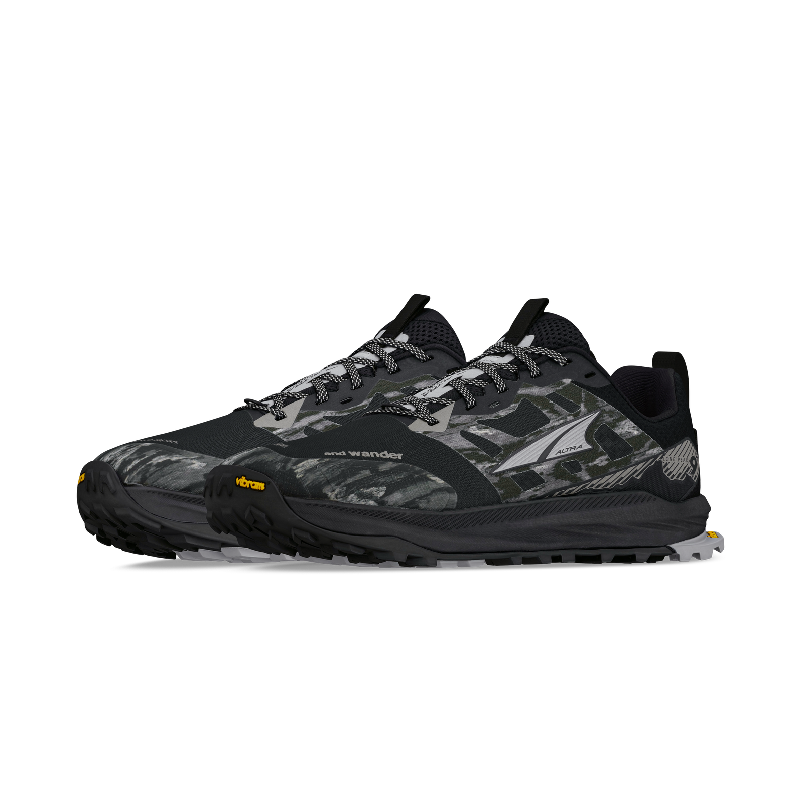 Men's Lone Peak 9+ and wander Black - ver - 5