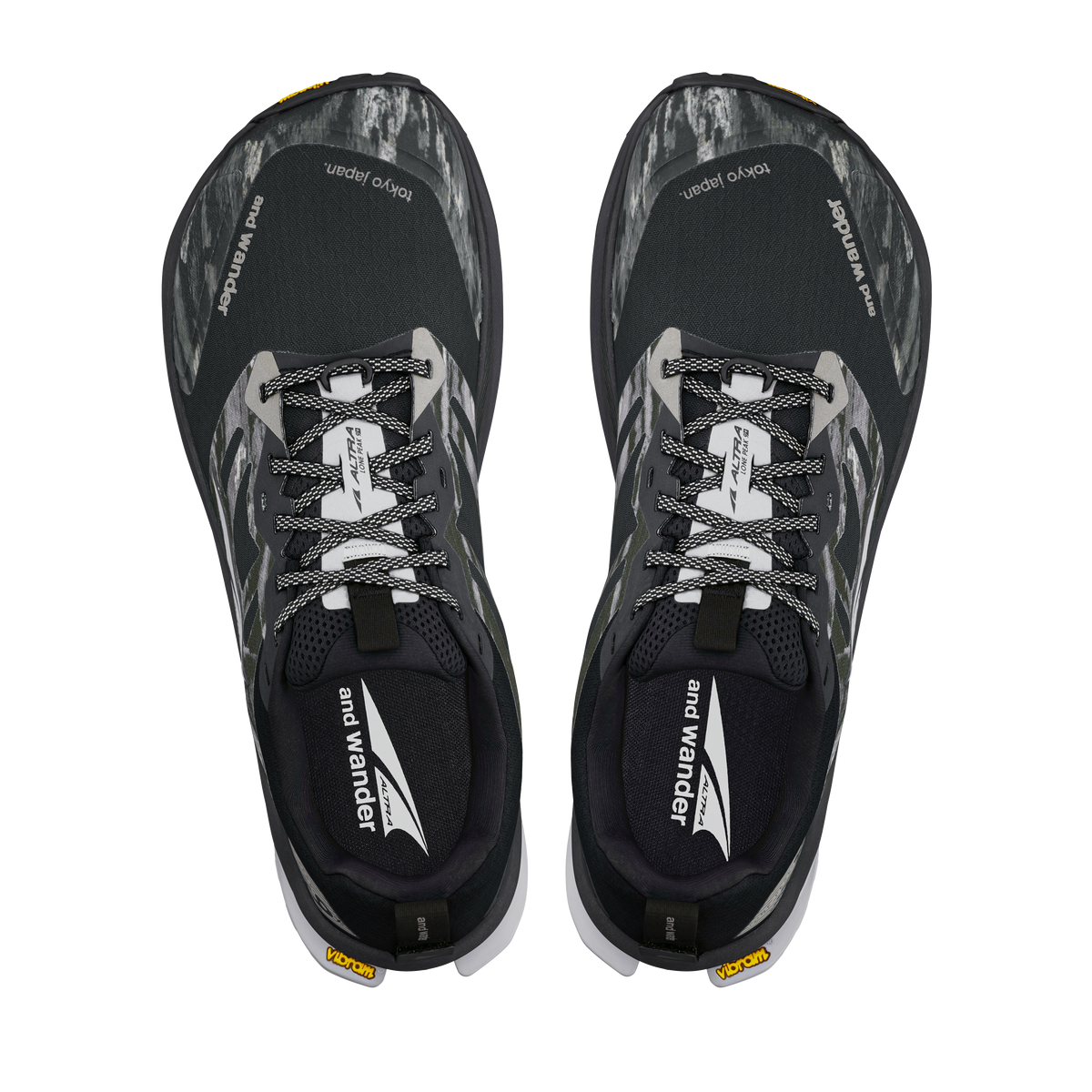 Trail Running Shoe Lone Peak 9+ And Wander Man col. BLACK - Black 