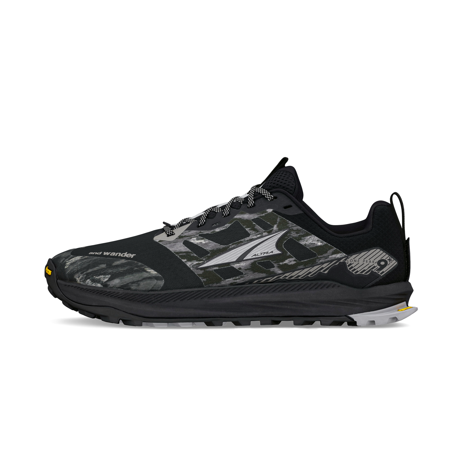 Men's Lone Peak 9+ and wander Black - ver - 1
