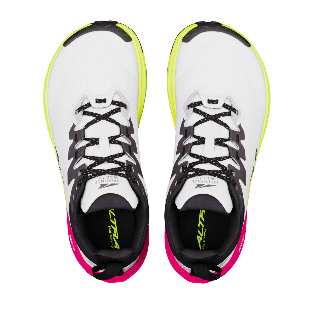Women's Experience Wild 3+ Ice/Black/Safety Yellow - 2